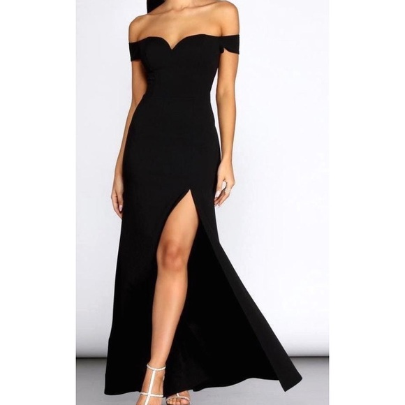 Windsor | Dresses | Windsor Myra Formal High Slit Dress | Poshmark